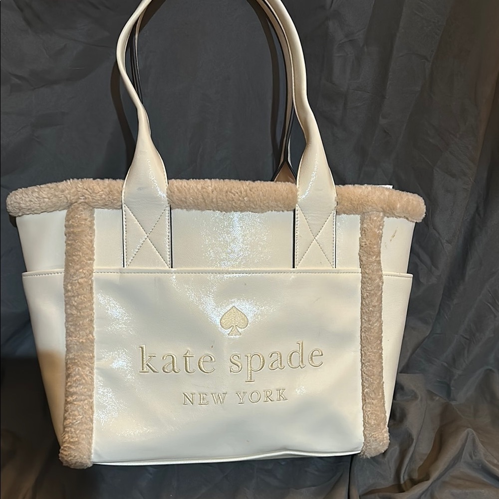 Kate Spade New York White Tote Bag